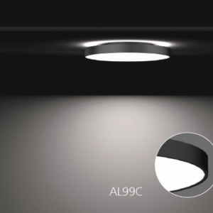 AL99 Deckenleuchte (D400, 40W, 3CCT, CRI>80, 3 Farben, DALI)