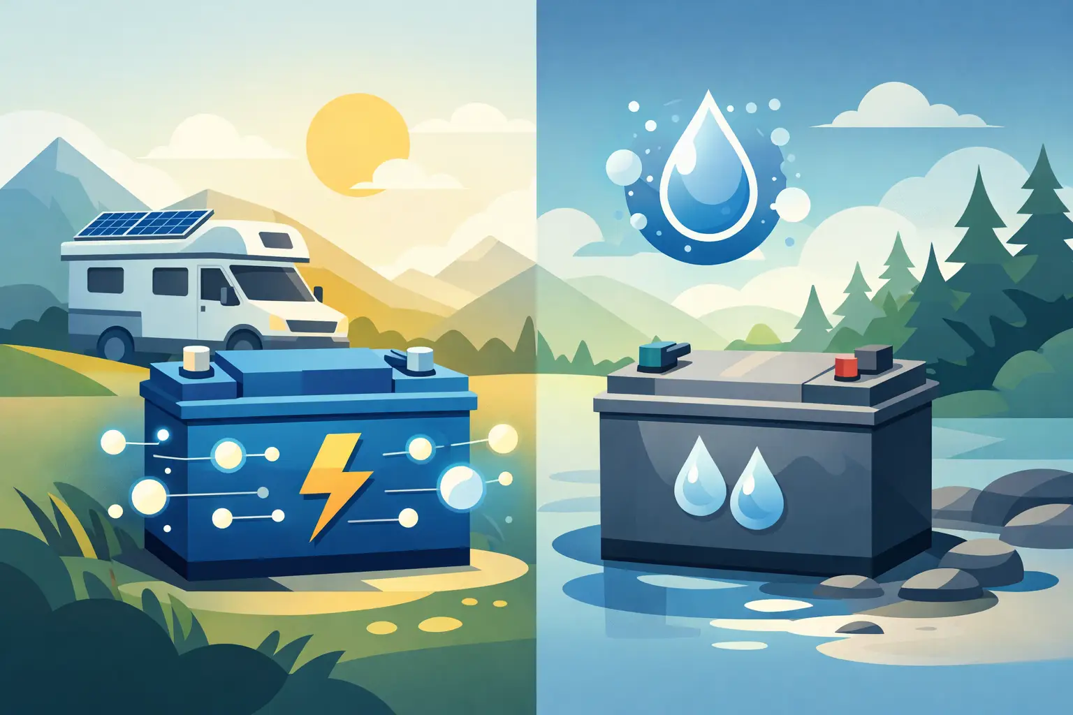 Camper Batterie Lithium oder Gel?