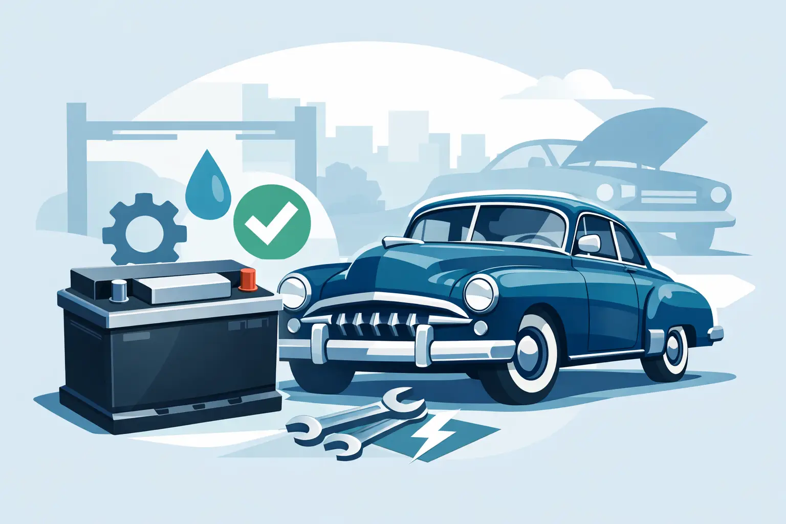 Oldtimer Starterbatterie wartungsfrei wählen