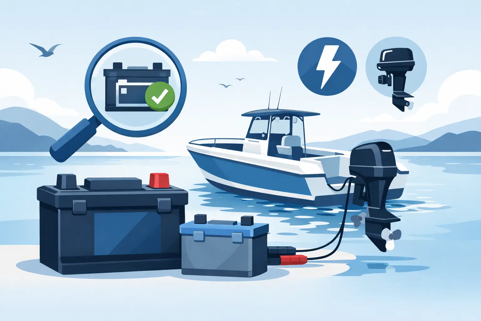 Beste Batterie für Bootsmotor finden