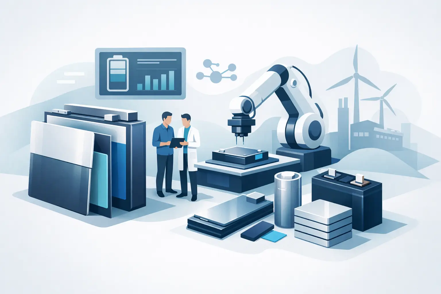 Lithium-Batterie-Prototyping für die Industrie