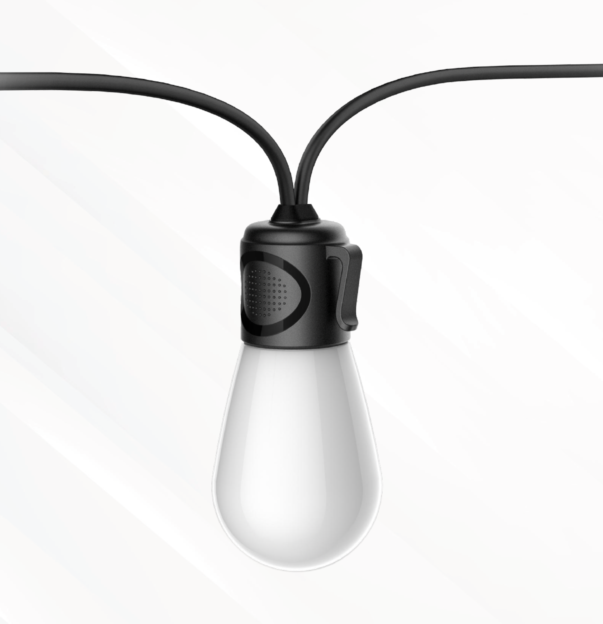 Garten Lichterkette mit opaler Birne RGBW SMART IP65, 15 Birnen, 16.5m – Bild 3