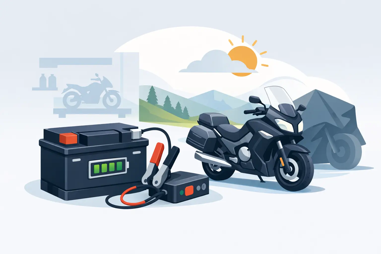 Motorradbatterie für Saisonfahrzeuge kaufen