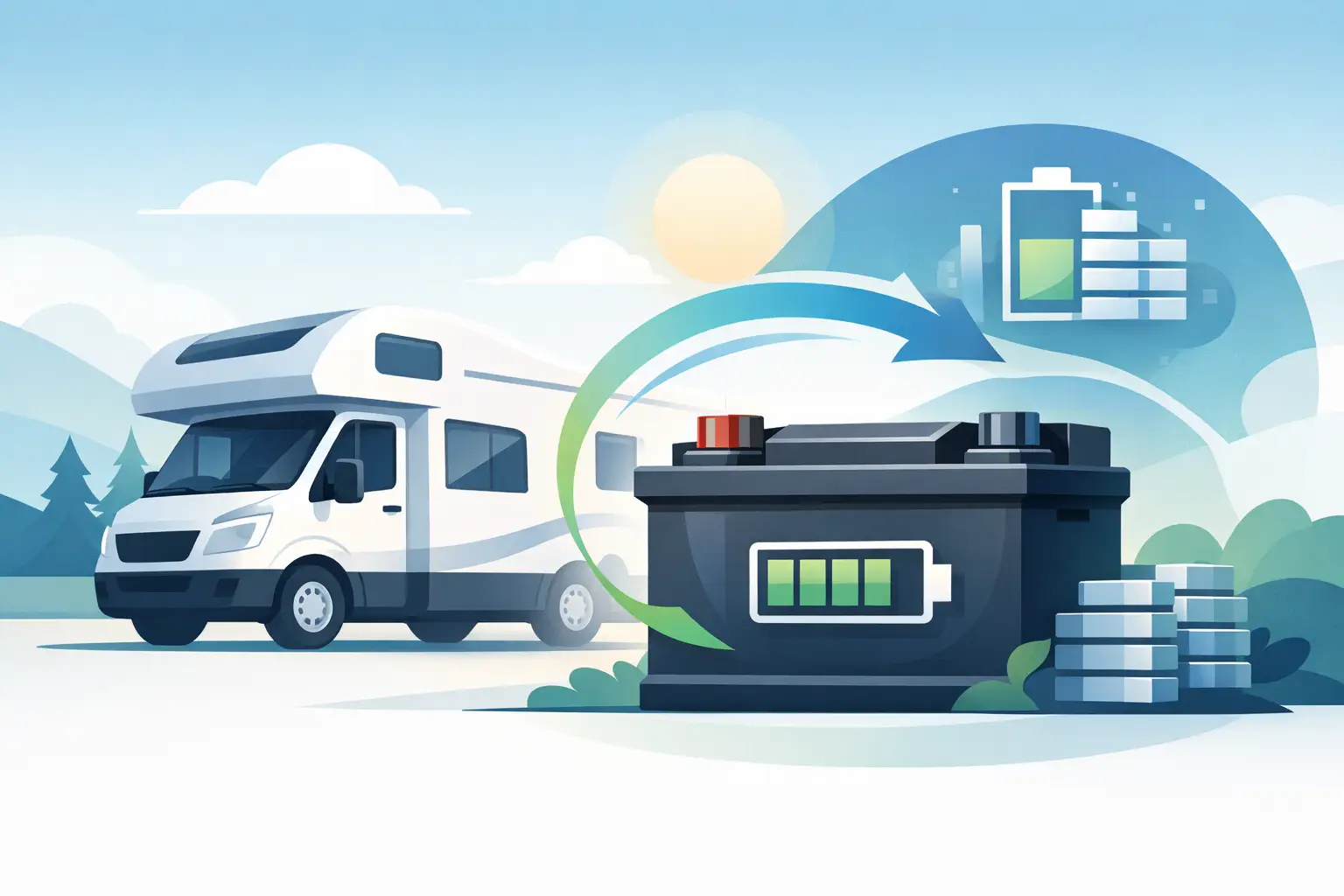 Starterbatterie fürs Wohnmobil mit Reservekapazität