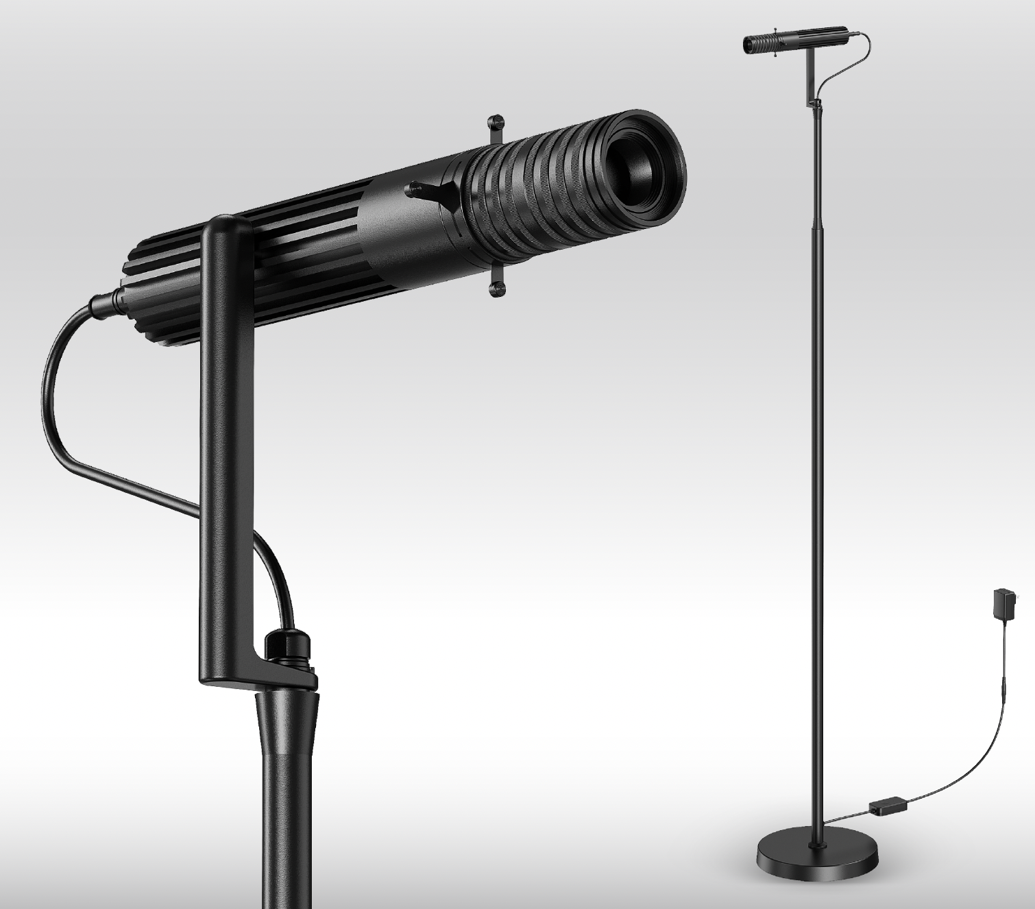 Projektions Stehleuchte SMART - 9.5W - CRI 97, per Smartphone, Remotecontrol oder Sprache steuerbar
