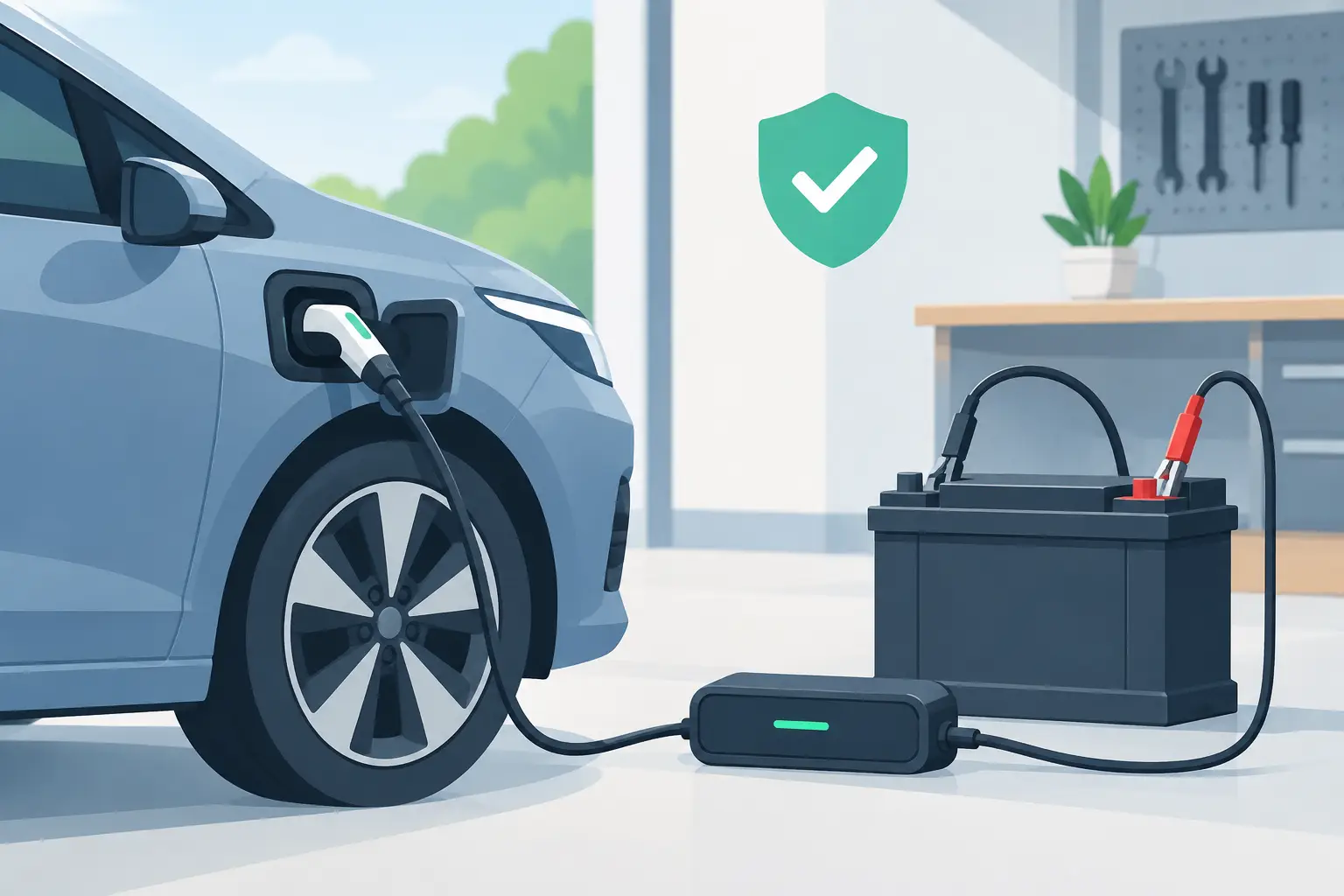 Batterie laden ohne Ausbau: So geht es sicher