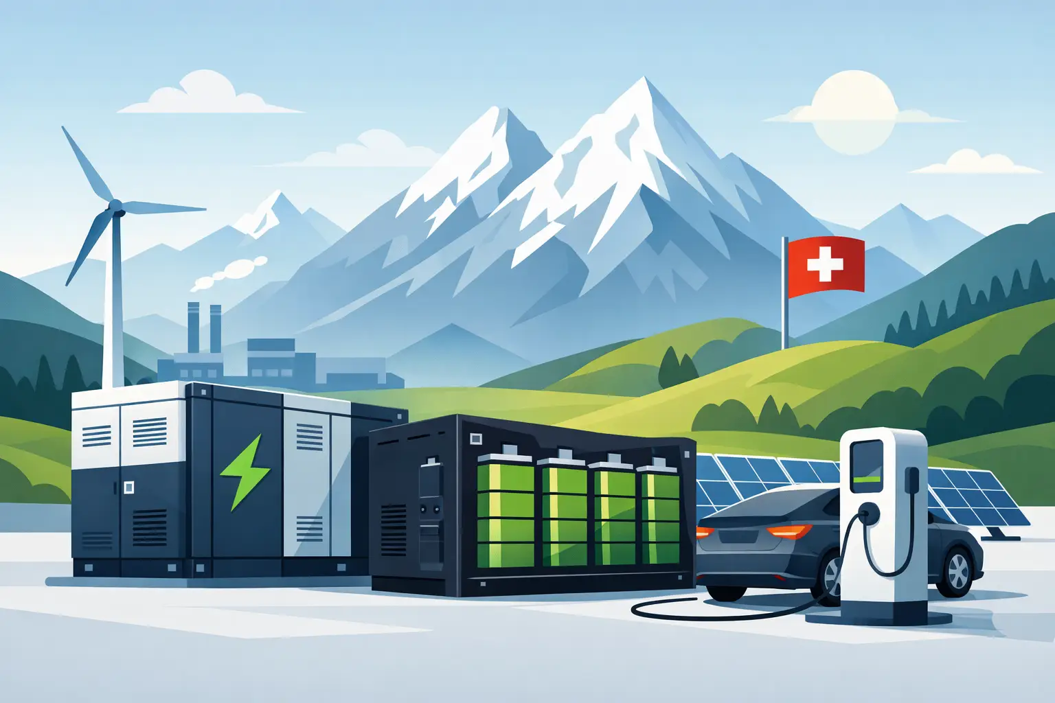 Industrielle Batteriesysteme in Schweizer Qualität