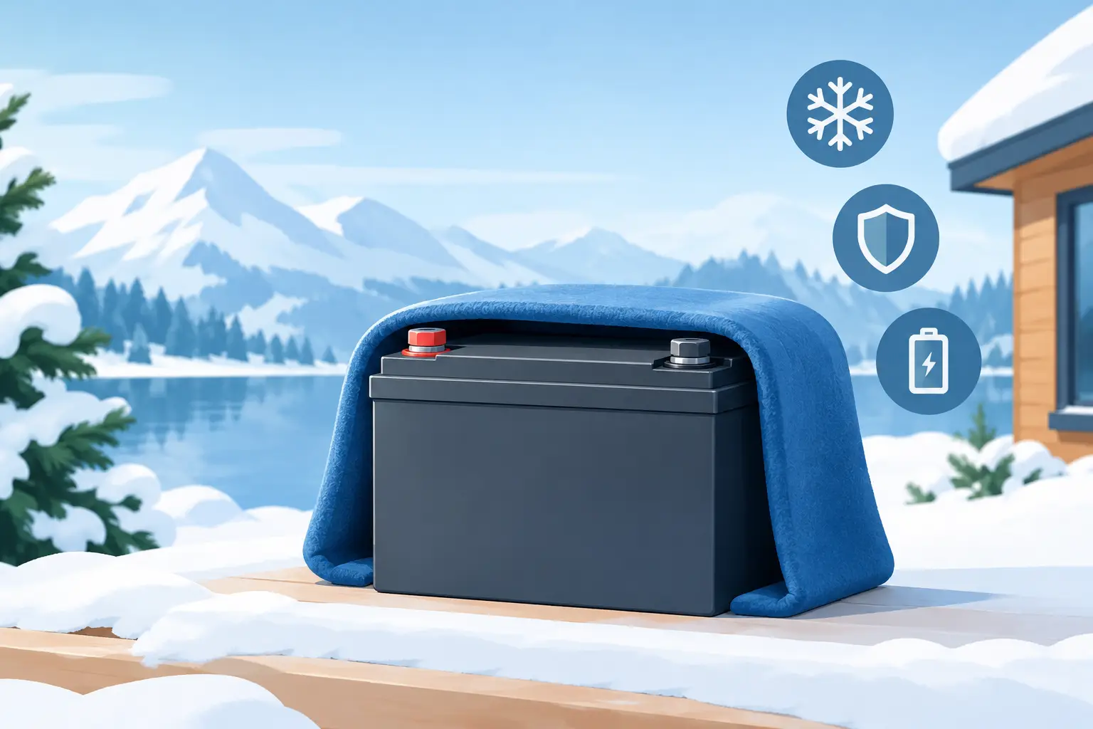 LiFePO4-Batterie winterfest machen: So geht es