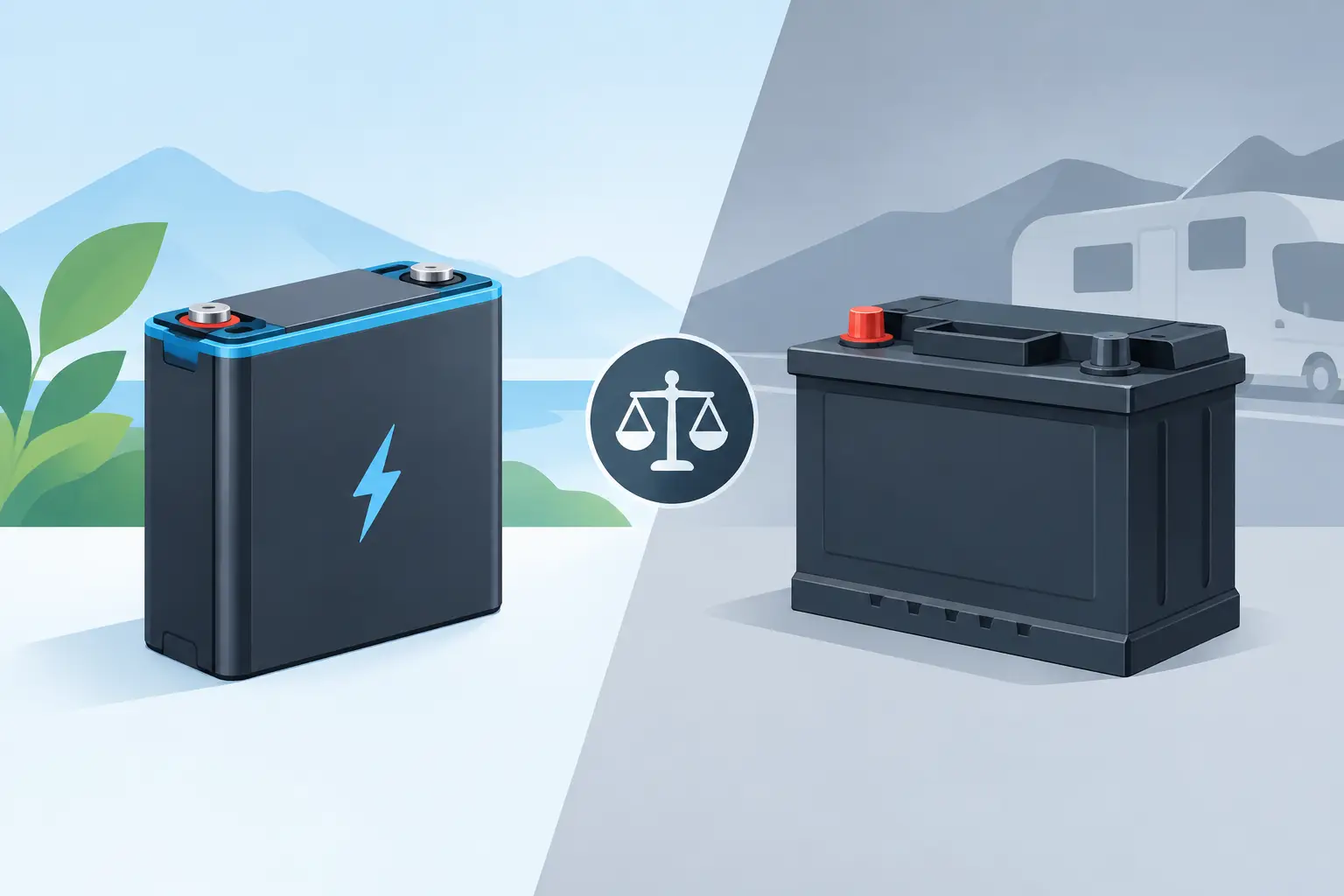 Lithium Batterie oder Bleiakku - was passt besser?